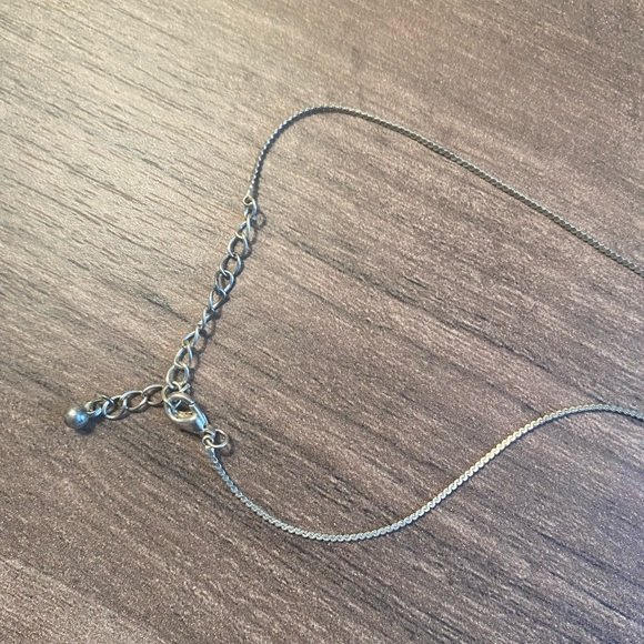 Red Gem Dangle Necklace - Picture 3 of 6